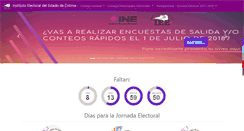 Desktop Screenshot of ieecolima.org.mx